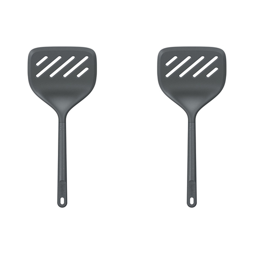 2PK Zyliss XL Turner Silicone/Nylon Cooking Utensil 32cm - Grey