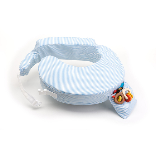 My Brest Friend Baby Nursing Support Pillow Blue Stripe