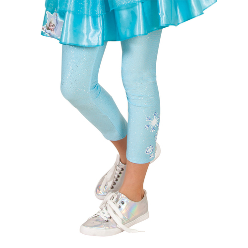 Girls US 3-5 Disney Frozen Princess Elsa Footless Tights/Leggings