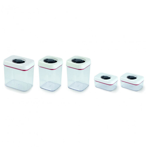 5pc Zyliss Twist & Seal Container Set