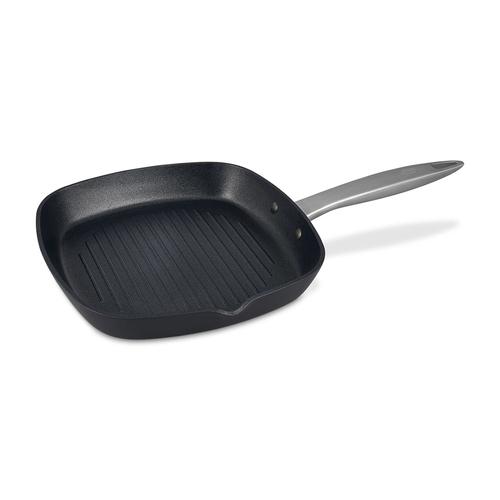 Zyliss Ultimate Pro 26cm Square Grill Pan Non-Stick Aluminium - Black