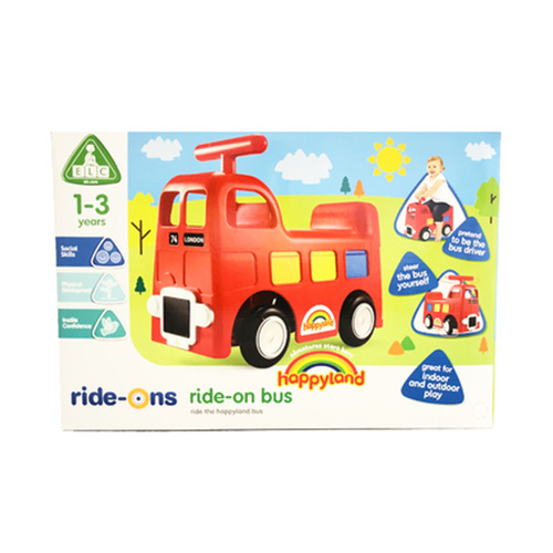 ELC Happyland Indoor/Outdoor Childrens Ride-On Bus 1-3y