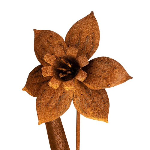 Rust Daffodil Outdoor 105cm Ornament Yard/Patio Garden Decor