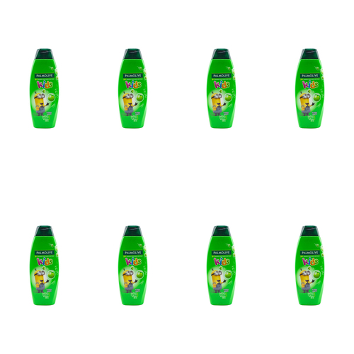 8PK Palmolive Kids 3in1 Shampoo/Conditioner/Body Wash 350ml Happy Apple