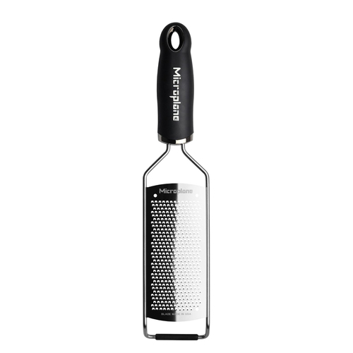 Microplane Gourmet Fine Grater Stainless Steel Zester - Black