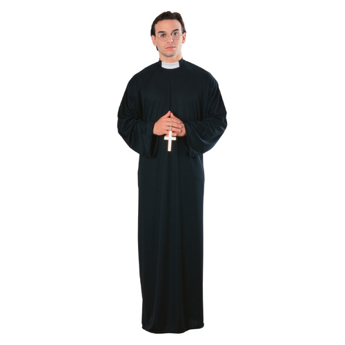 Rubies Priest Opp Mens Dress Up Costume - Size Std