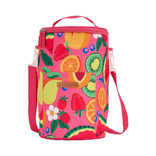 Annabel Trends 33cm Insulated Picnic Cooler Bag Tall Barrel - Tropicana