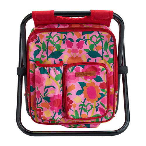 Annabel Trends Picnic Cooler Chair w/ Insulated Bag - Flower Patch