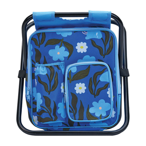 Annabel Trends Picnic Cooler Chair w/ Insulated Bag - Nocturnal Blooms