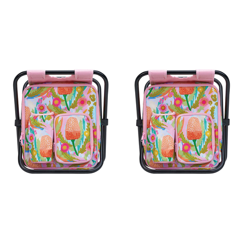 2PK Annabel Trends Picnic Cooler Chair w/ Insulated Bag - Paper Daisy