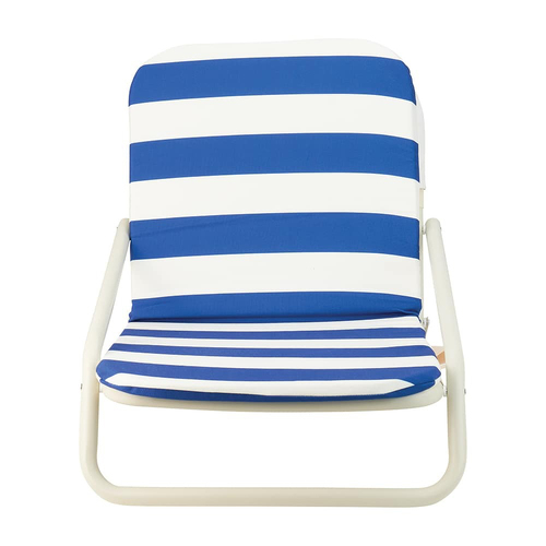 Annabel Trends Deluxe Beach Chair Outdoor Seat - Navy Stripe