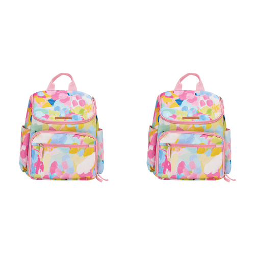 2PK Annabel Trends Polyester Picnic Lunch Bag Backpack -  Good Vibes