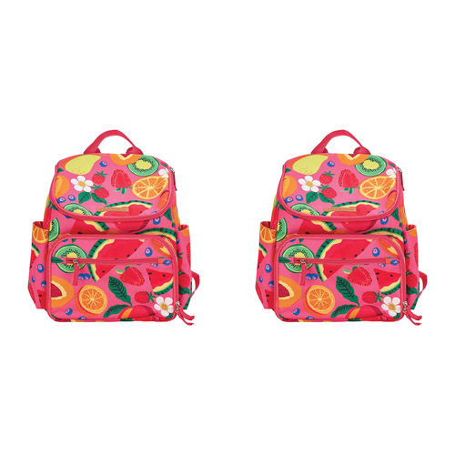 2PK Annabel Trends Polyester Picnic Lunch Bag Backpack -  Tropicana