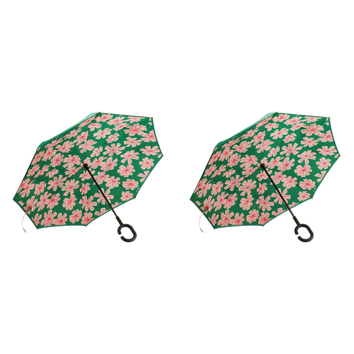 2PK Annabel Trends Reverse Umbrella Inverted 81x10cm - Bold Blooms