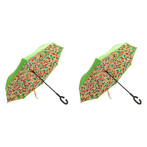 2PK Annabel Trends Reverse Umbrella Inverted 81x10cm - Confetti