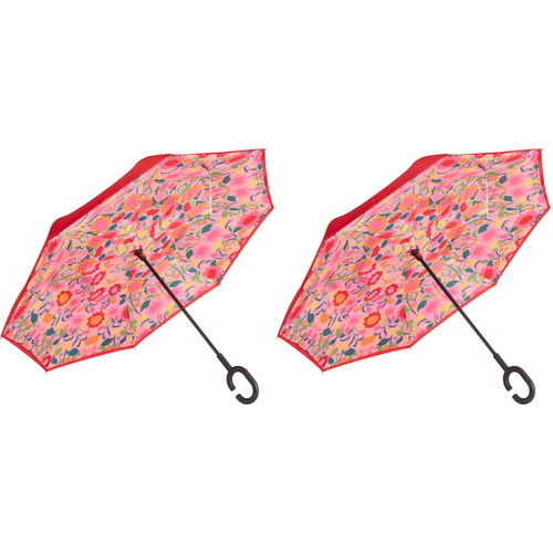 2PK Annabel Trends Reverse Umbrella Inverted 81x10cm - Flower Patch