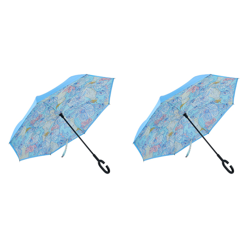 2PK Annabel Trends Reverse Umbrella Inverted 81x10cm - Hello Cockie