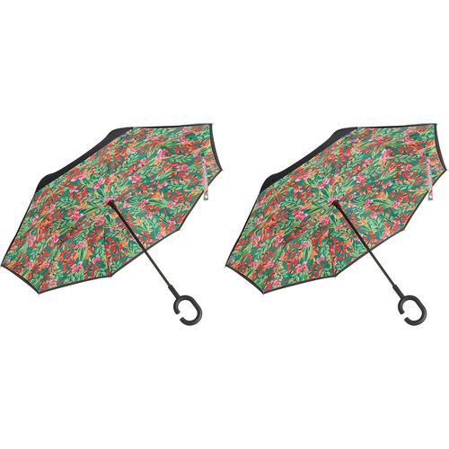 2PK Annabel Trends Reverse Umbrella Inverted 81x10cm - Jungle Snake