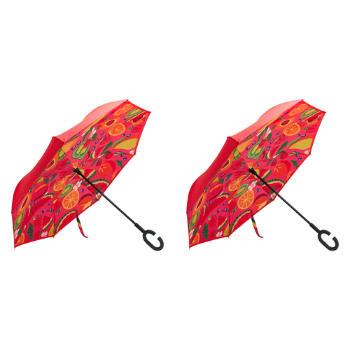 2PK Annabel Trends Reverse Umbrella Inverted 81x10cm - Tropicana