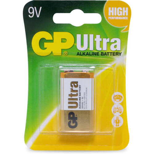 9V ULTRA ALKALINE BATTERY