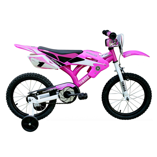 Yamaha Kids/Children MotoBike Child’s BMX Girls Youth 16" Bicycle - Pink 3y+