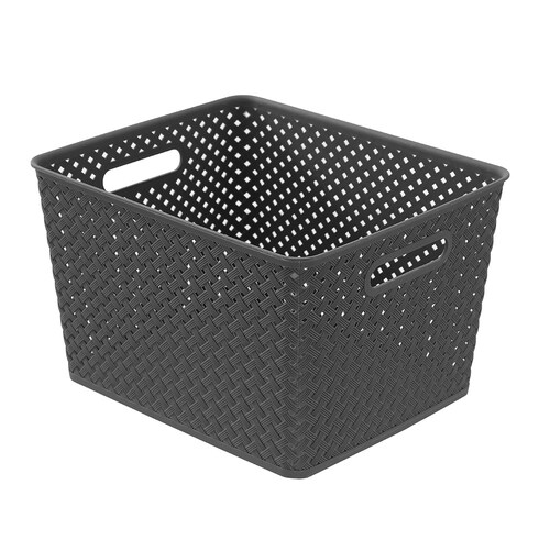 Boxsweden Weave Basket L 35.5x29.5x22cm Assorted