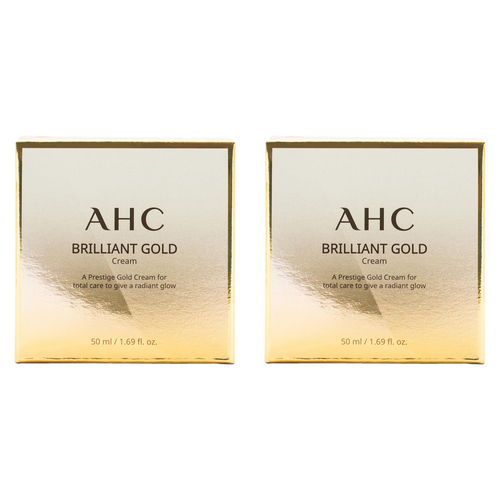 2PK AHC 50ml Brilliant Gold Cream Radiant Glow Skin Care