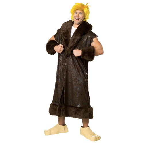 Rubies Barney Rubble Deluxe Mens Dress Up Costume - Size Std