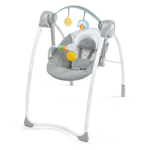 Ingenuity Sun Valley Milestone Baby Swing - Grey 0m+