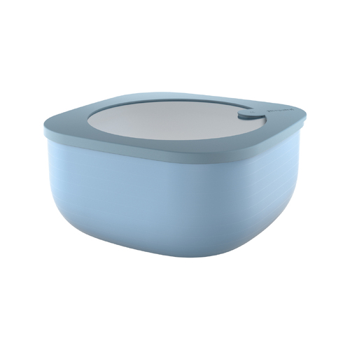 Guzzini Store & More 1.9L Shallow Airtight Container - Matt Mid Blue