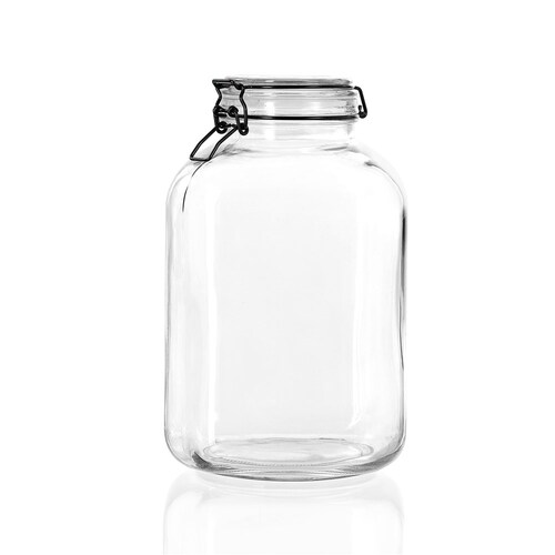 Lemon & Lime Fido 5L/27.5cm Glass Clip Jar