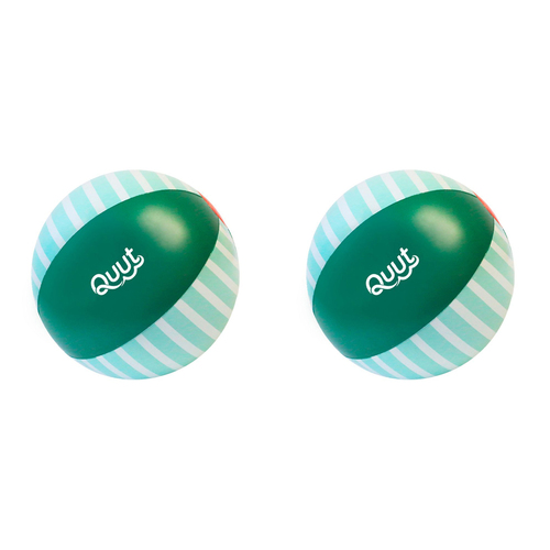 2PK Quut Inflatable Beach Ball 30cm Round Garden Green Kids Toy 1y+