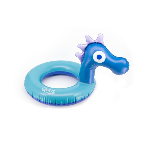 Quut Seahorse Inflatable Swim Ring 50cm Round Kids Toy 3y+