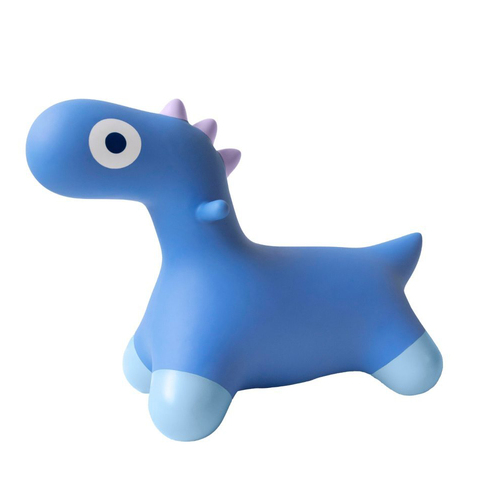 Quut 43x29cm Hoppi Bouncing Dino Kids Ride-On Toy Cosmic Blue 2y+