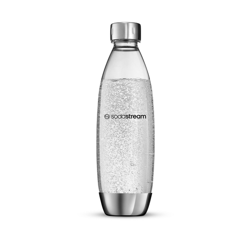 SodaStream 1L Metal Fuse Carbonating Bottle Single