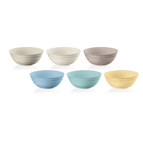 6pc Guzzini Tierra Earth 12.2cm/348ml Plastic Bowl