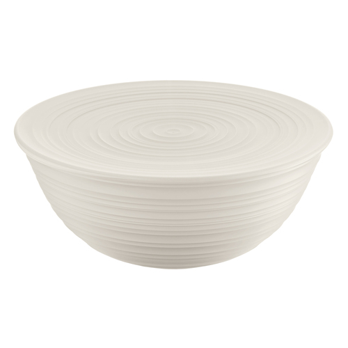 Guzzini Earth Tierra 5L/30cm Bowl w/ Lid XL - Milk White