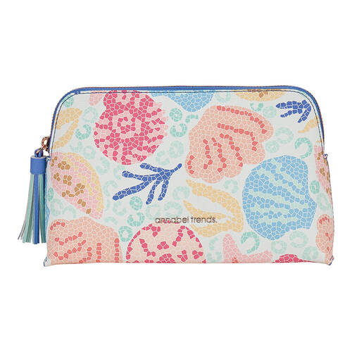 Annabel Trends Vanity Bag Pouch Medium 23x13.5cm - Shelly Beach