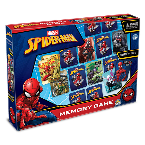 36pc Marvel Spiderman Memory Game Family/Kids Game 3y+