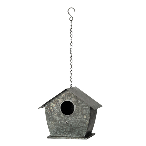 Hanging Birdhouse Zinc Garden Decor