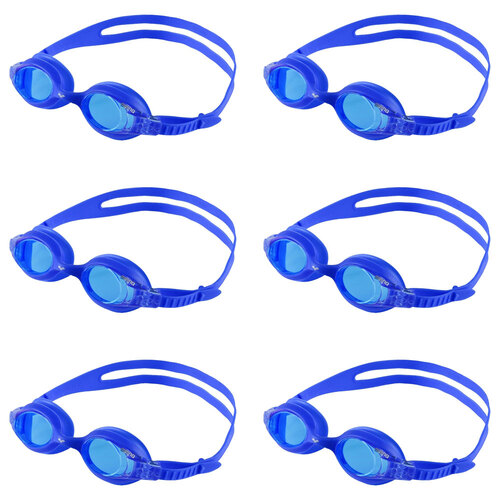 6PK Arena Training X-Lite Kids Goggles - 77 Blue