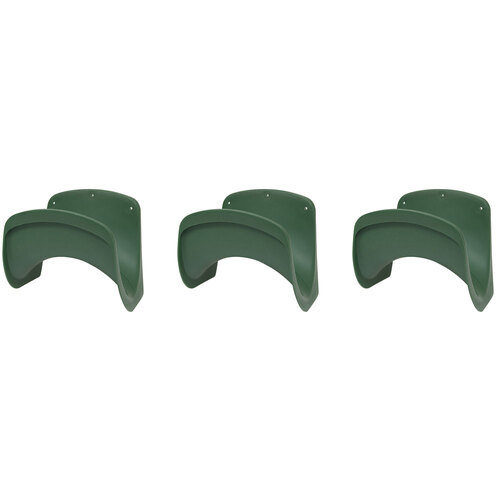 3PK Homeleisure Plastic Hose Caddy /Kitchen Tidy Green 