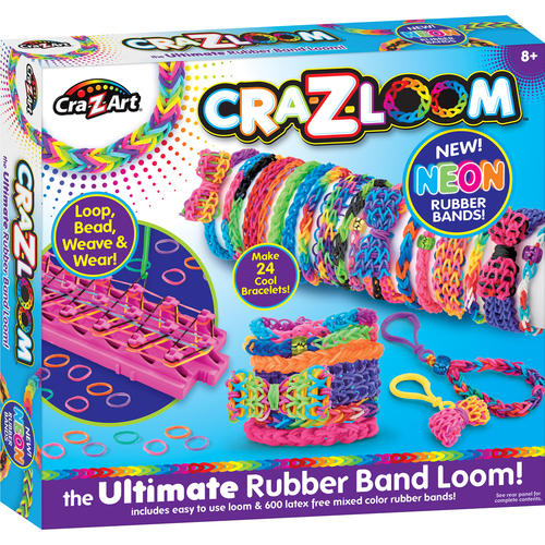 Cra-Z-Art Kids/Children Ultimate Rubber Band Loom - Assorted 8y+