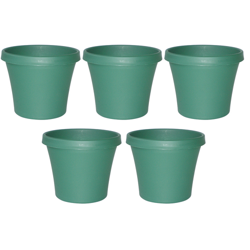 5PK Homeleisure Planterra Pot 300mm Green Outdoor Garden 