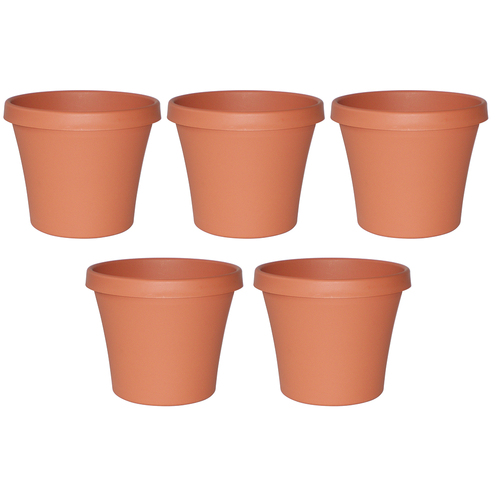 5PK Homeleisure Planterra Pot 300mm Terracotta Garden 