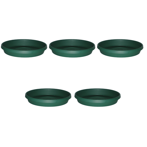 5PK Homeleisure Planterra Saucer 500mm Green Garden 