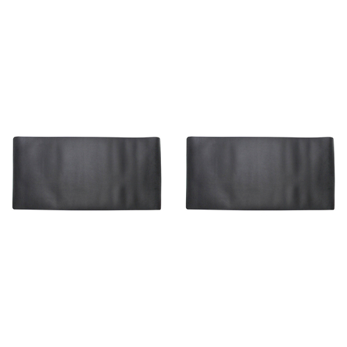 2PK Annabel Trends Home/Office Desk Leather Mat 80x40cm Rectangle - Black