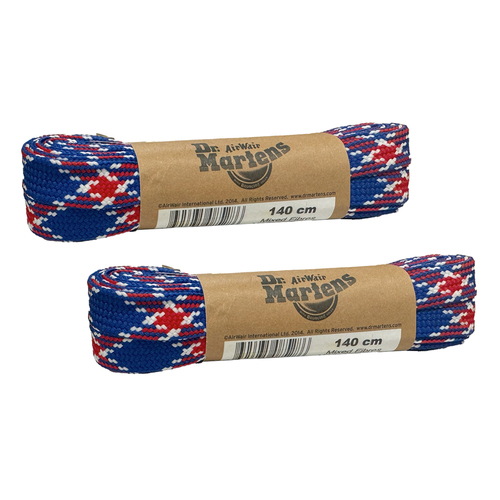 2PK Dr. Martens Shoe Laces Union Jack 140cm 8-10 Eye For 1460/1490/Jadon Boots