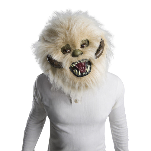 Star Wars Wampa Faux Furry Latex Mask Costume Accessory Adults