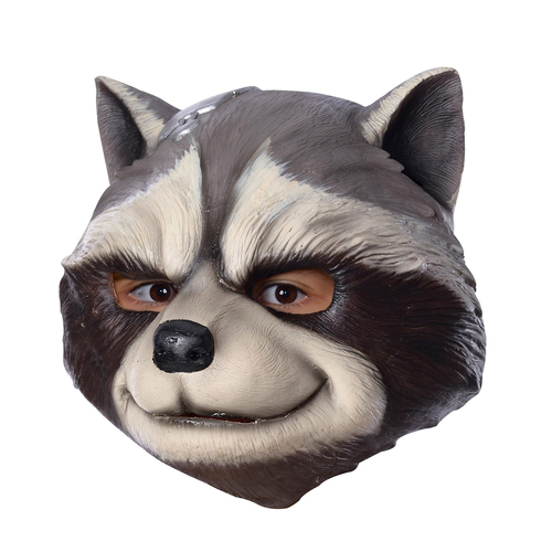 Guardians Of The Galaxy Rocket Raccoon 3/4 Plastic Mask Kids Costume